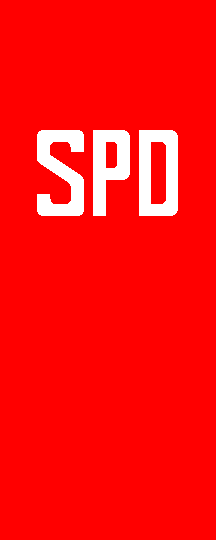 [Social Democratic Party 1961 pattern, Vertical Flag (Germany)]